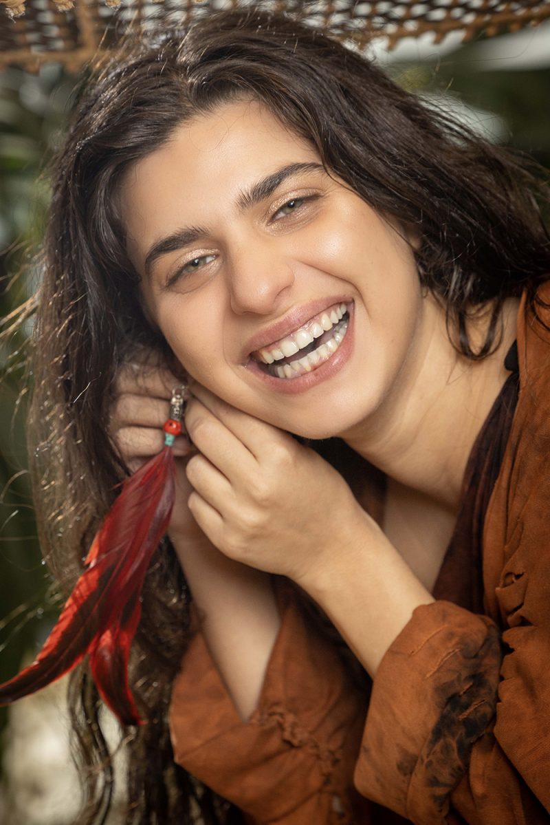 עגילים ריקוד הנוצה