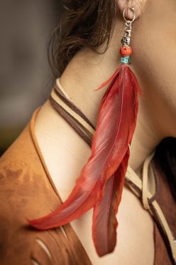 ⁦עגילים ריקוד הנוצה⁩ – תמונה ⁦3⁩